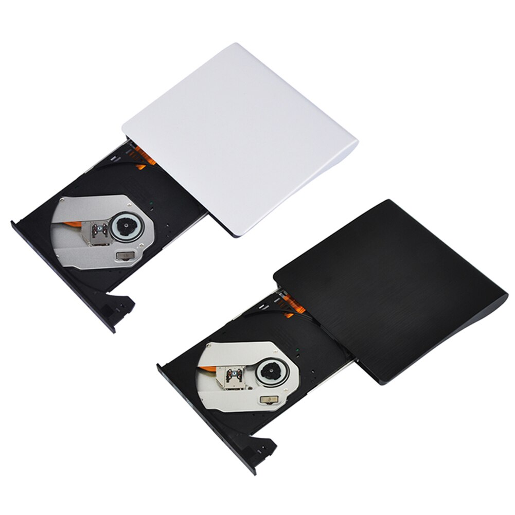 External CD Drive USB 3.0 Portable Optical Drive Ultra Slim CD DVD ROM Rewriter Burner Writer for Windows Mac OS Laptop