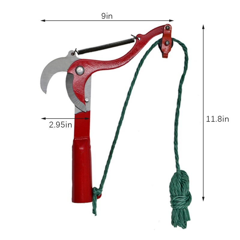 Grote Hoogte Snoeischaar Boom Trimmer Takken Cutter Tuin Snoeien Schaar Pick Fruit Tool Met Touw Nuttig Shear Snoeien: Default Title
