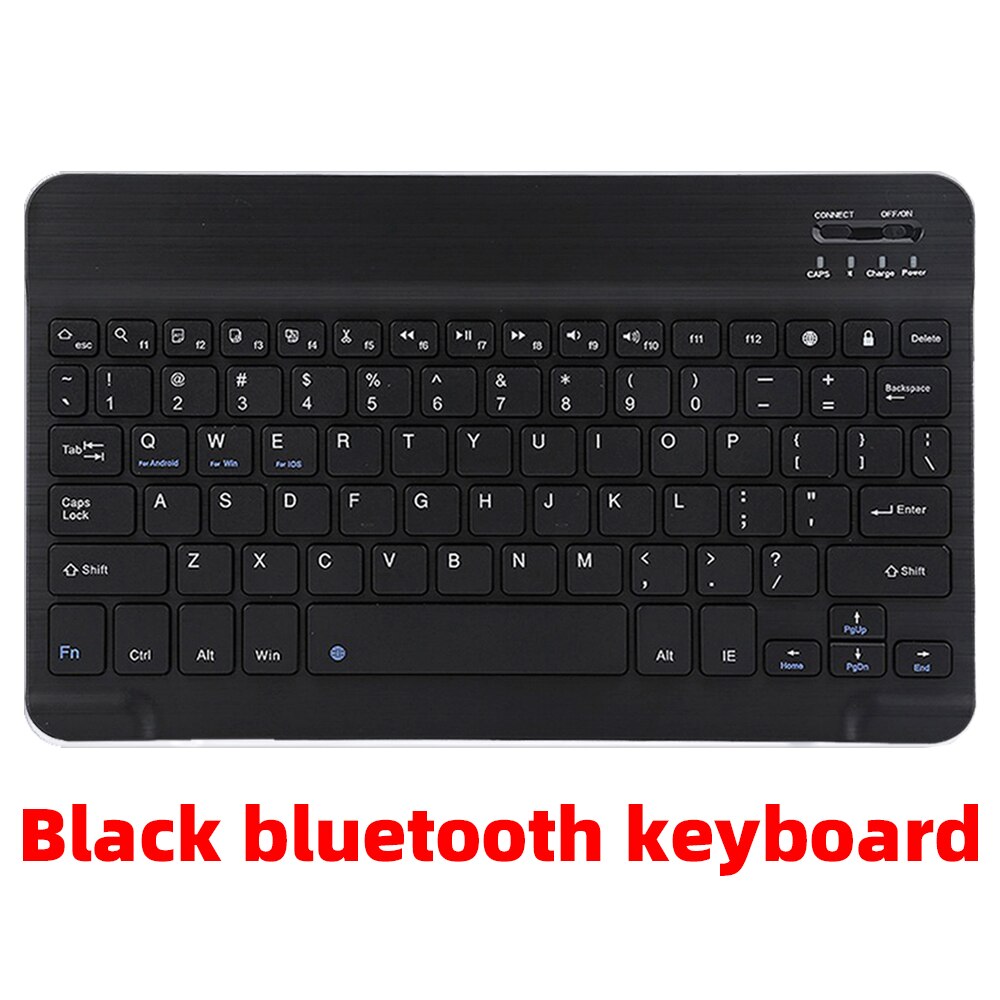 LNMBBS 10.1Inch Tablets Case For LNMBBS P40 Tablet PC PU leather Anti-vibration anti TPU material Tablet Case: Black BT Keyboard