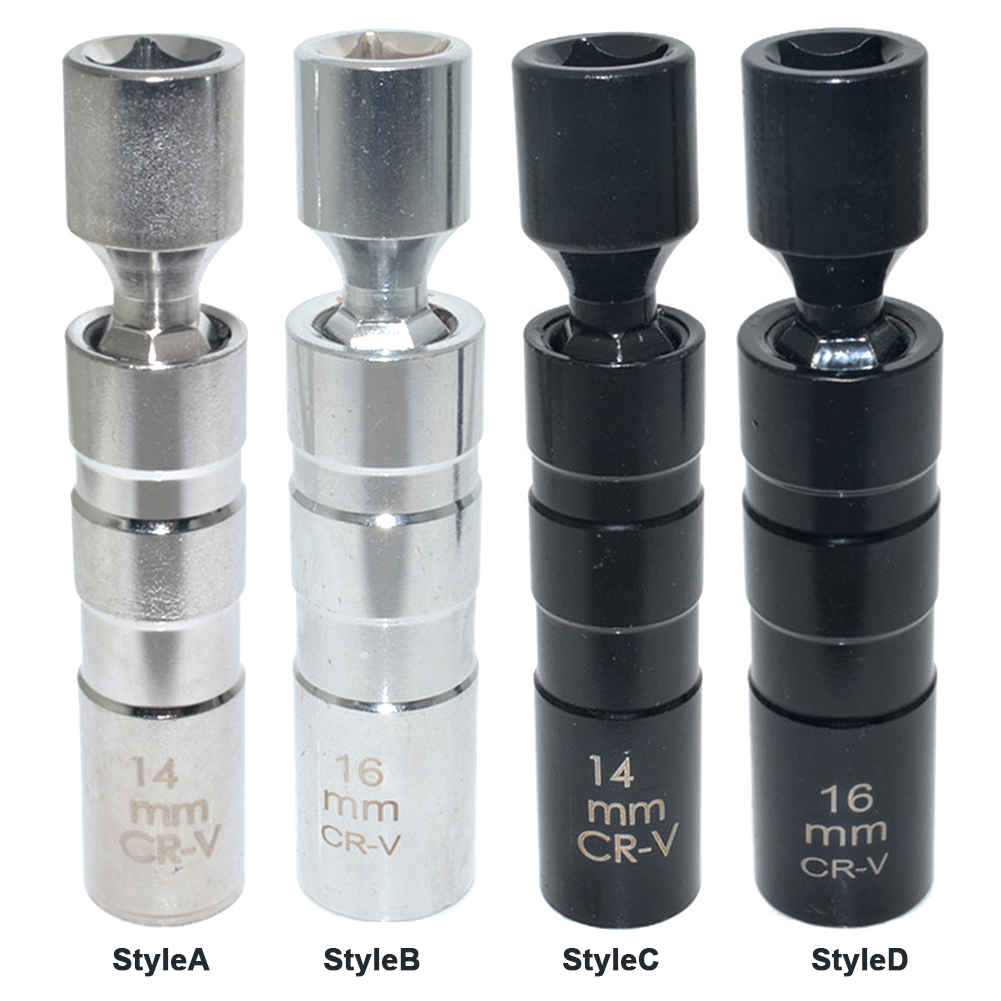 14mm 16mm Zündkerzen-Steckschlüssel-Adapter 12-Punkt-3/8-Zoll-Antrieb Magnet-Zündkerzen-Steckdosen Adapter Autore parat ur werkzeuge