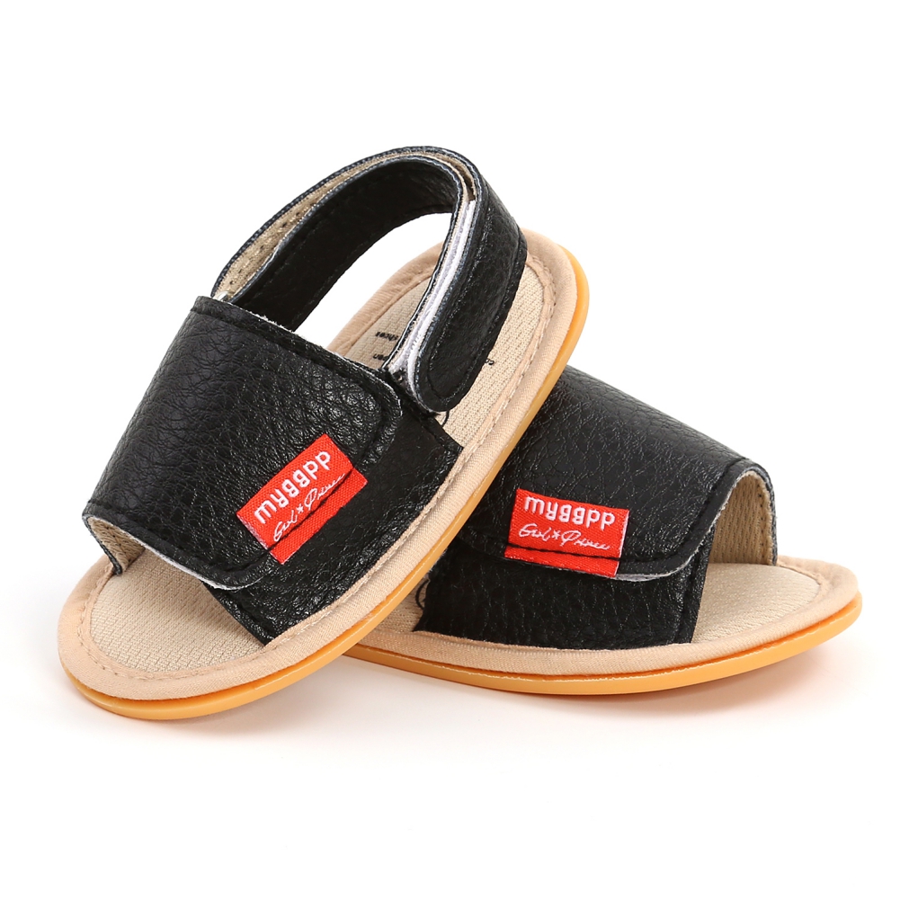 Bobora-zapatos de leopardo informales de cuero PU para verano, sandalias antideslizantes para recién nacido, primeros pasos, 0-18 meses