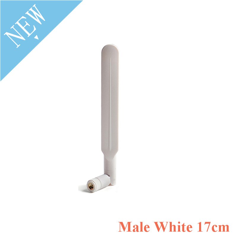 8 dbi antenni sma uros naarasliitin wifi langaton reititin 4g/3g/ gsm/gprs /2g lte 900 mhz rp sma antenni: Mies valkoinen 17cm