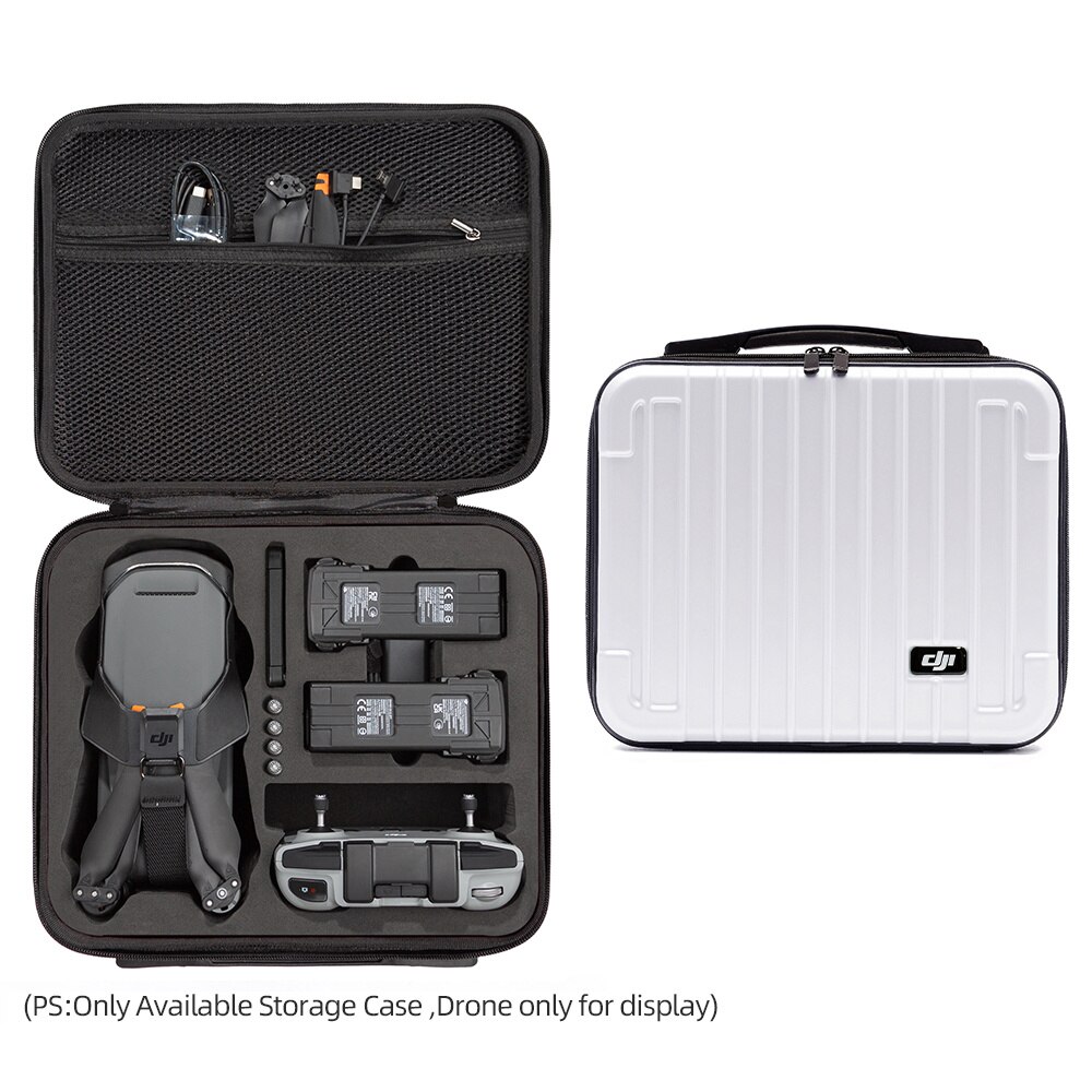 Per DJI Mavic 3 scatola di immagazzinaggio custodia da trasporto impermeabile borsa portatile borsa da viaggio per DJI Mavic 3 accessori per droni: Type 1 Silver Black