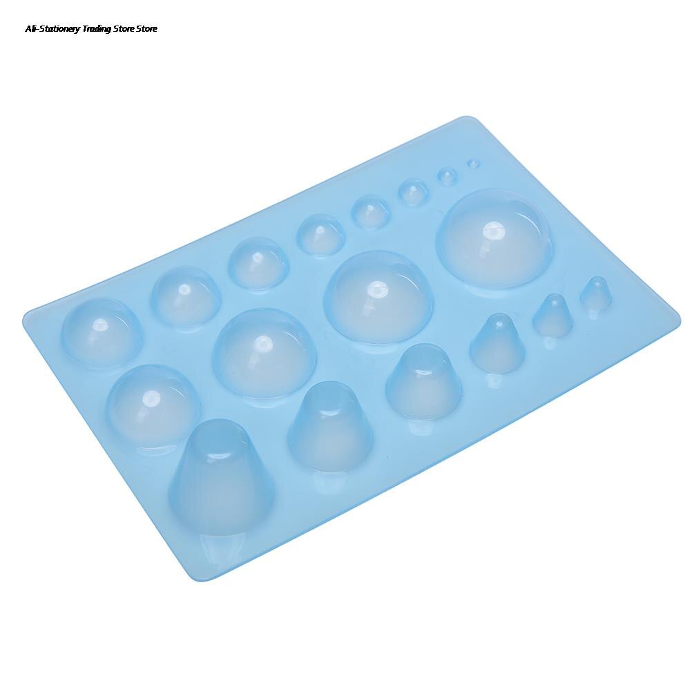 Plastic Paper Quilling Mould Half Ball Domes Scrapbooking Decoration For Kid Artwork Papercraft Tool DIY Papers Craft