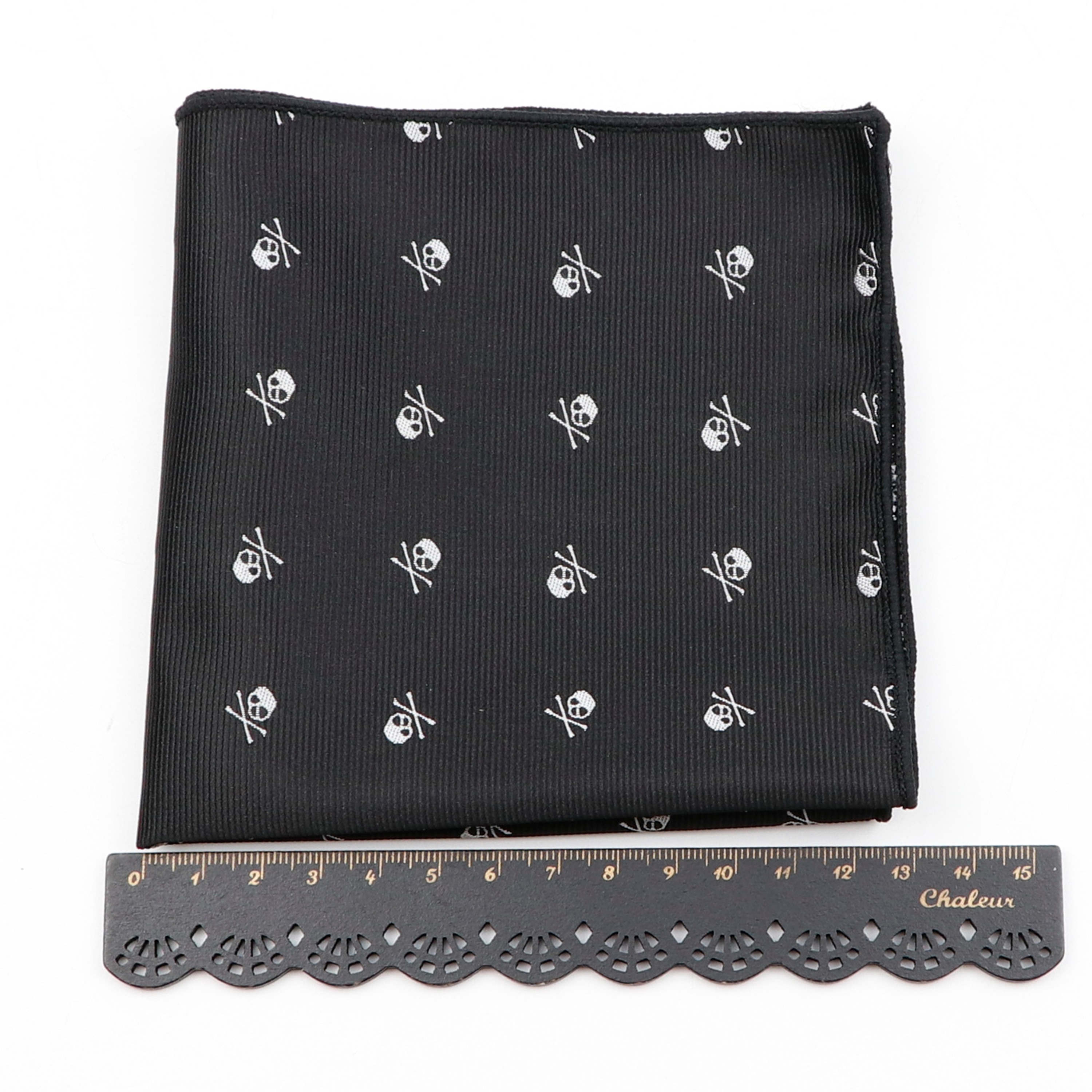 Pañuelo cuadrado de bolsillo para hombre, pañuelo de Calavera, azul, rojo, negro, 26x26CM, traje de pañuelo, toalla de pecho para de boda y negocios