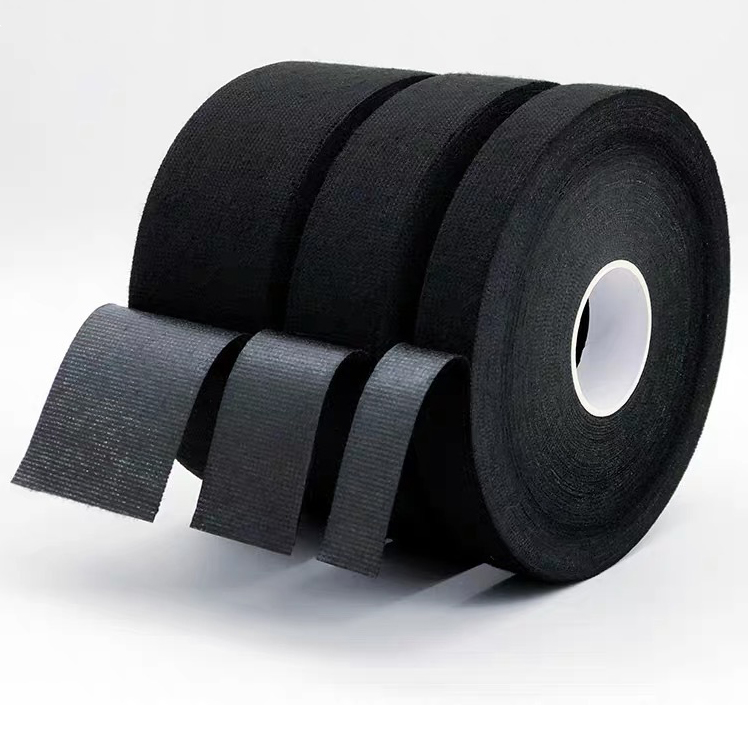 15/30/50mm Nastro fonoassorbente Isolante Nero Adesivo elettrico Resistenza impermeabile al calore Rubinetti Isolamento Tessuto per auto Panno