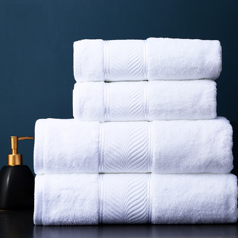Towel 100% Cotton Bath Towel for Hotel Salon Home Large 80*160 cm Bath Towel 35*75 cm Face Towel Terry Towels