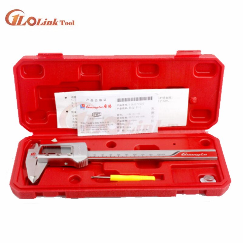 GUANGLU Digital Caliper 6" 0-150mm/0.01 Electronic Stainless Steel Vernier Calipers Micrometer Measuring Tools