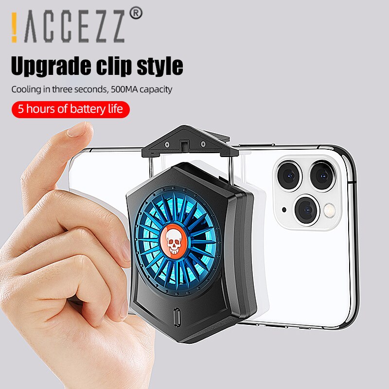 ! Accezz Universele Radiator Gaming Mobiele Telefoon Cooler Fan Cooling Controller Gamepad Koellichaam Voor Iphone Samsung Xiaomi Huawei: Wireless