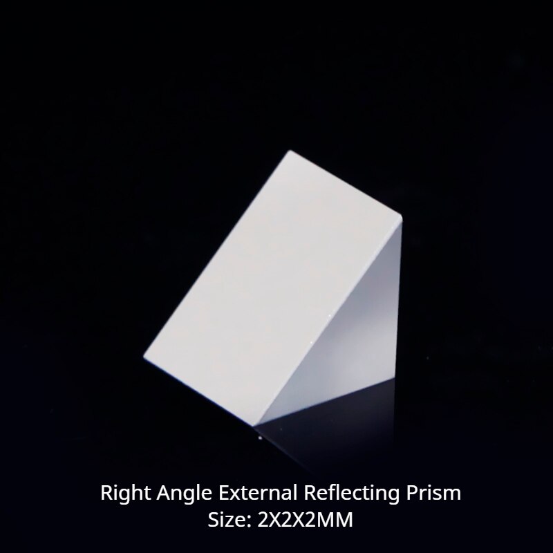 Réflexion totale à 90 degrés, expérience physique réfraction des rayons du verre optique, Triangle à Angle droit, prisme isocèle