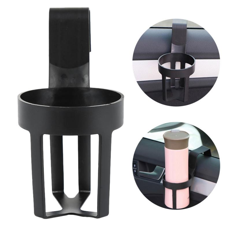 Soportes portátiles para bebidas de coche, 5 uds., portavasos para bebidas de color negro, soporte para puerta de coche, soporte para botella de bebida, accesorios para coche