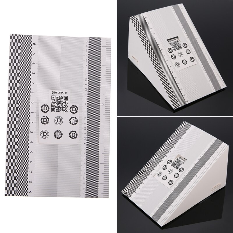 Tarjeta AF Micro alineación regla carta plegable L41F lente cámara enfoque calibración