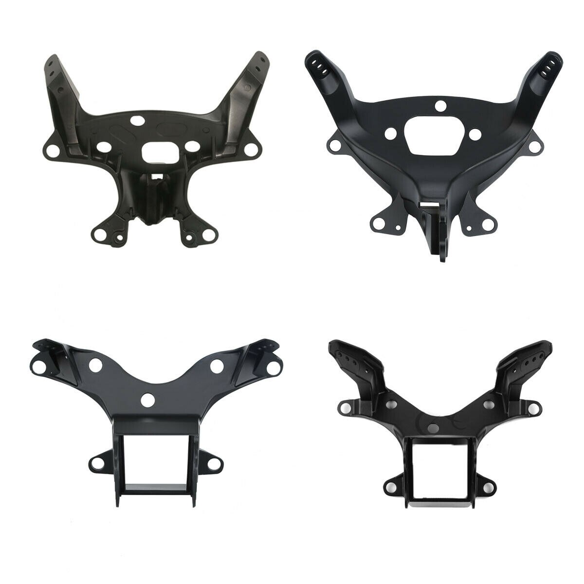 Voor Yamaha MT-09 MT09 MT 09 FZ-09 FZ09 FZ 09 2014 2015 2016 Motorfiets Koplamp Voor Bovenste Kuip Verblijf Beugel Mount Houder (Color : Black