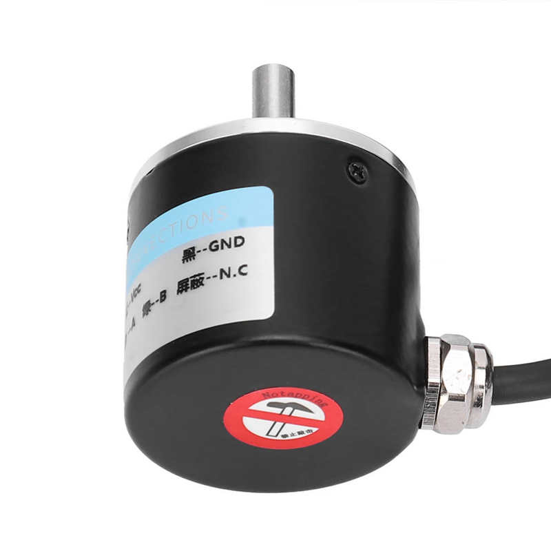 coffee machine Die-Cut Machine Encoder AB 2‑Phase Incremental 5‑24V DC Shaft Encoder for Office Automation