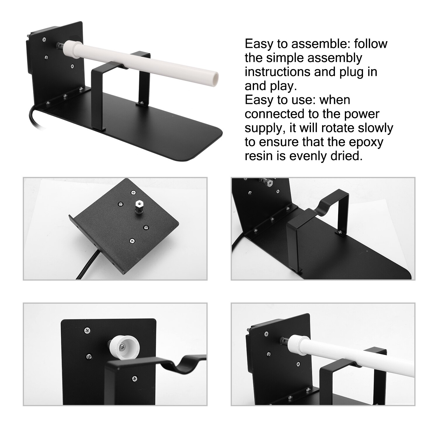 Aluminum Cup Turner Cuptisserie Turner Machine Multifunctional Rotator with Rotisserie Motor DIY Cup Tool