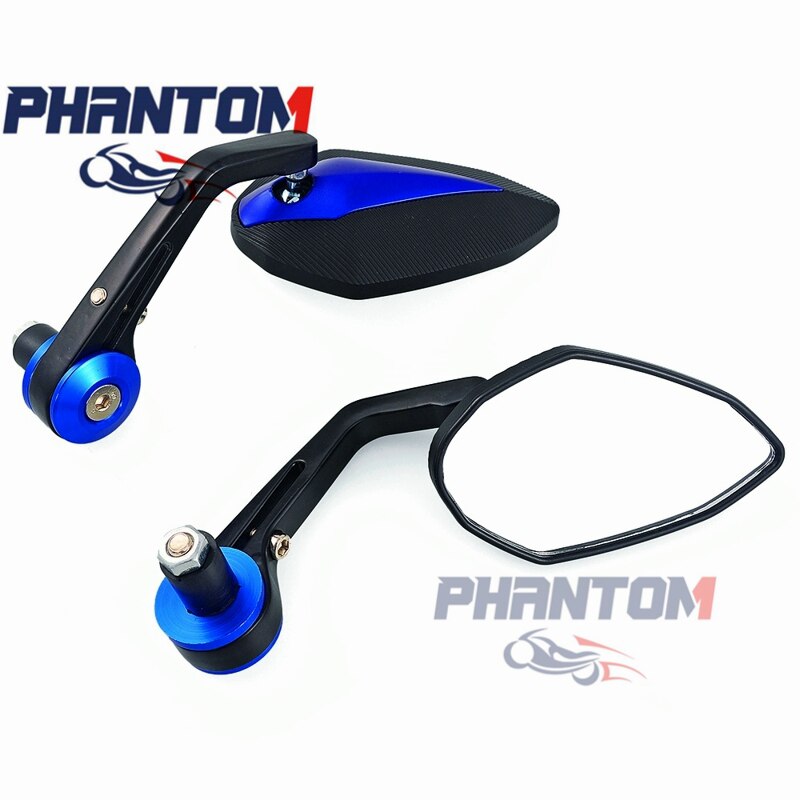 7/8 " stuuruiteinden spiegels ovale custom klassieke zijspiegels chopper bobber cafe racer atv quad achteruitkijkspiegels