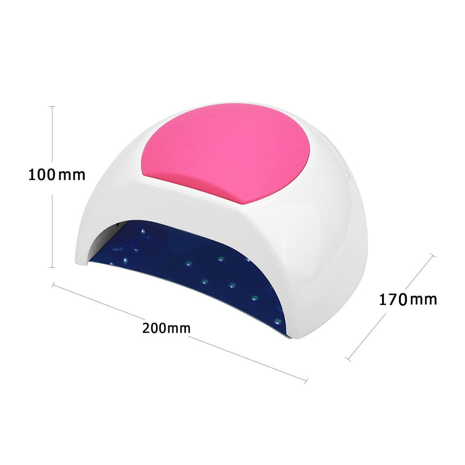 Professionele Led Nail Lamp 48W Sun2C Gel Polish Droger Manicure Pedicure Lamp Nail Art Gel Droger Uv Lamp