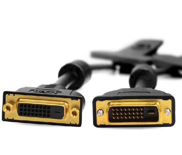 DVI-I (24+5) To DVI D-SUB 15PIN Male to Female Connector Cable 0.5m / 1.5m / 3m / 5m For Discrete Graphics to Display