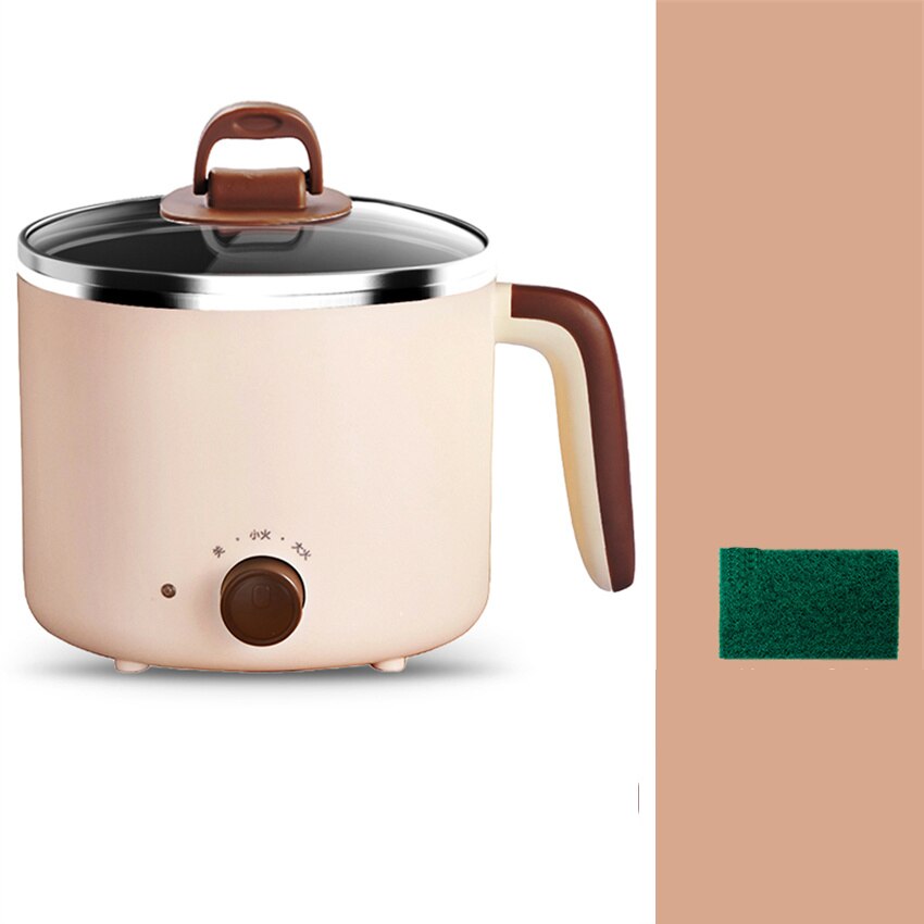 1 Layers Family Electric Cooker Mini Dinner Pot Multifunction Cooker EL Electric Cooker 200W-600W stainless steel AUX-12B09: Default Title