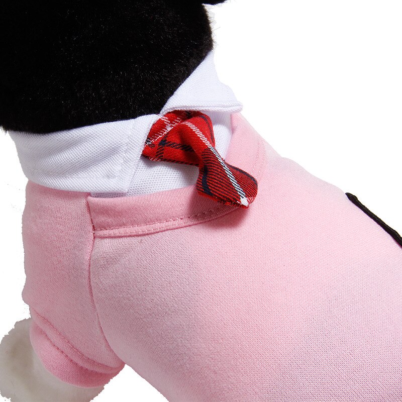 Pet school style hoodie cat dog college style couple wear kitten puppy school uniform skirt dog shirt cat T-shirt pet clothes