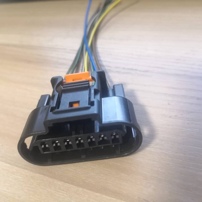 1/2/4pcs/lot 7 Pin/Way High-Voltage Ignition Coil Plug Connector With Wire Cable Pigtail For Opel Astra J Chevrolet Cruze Buick