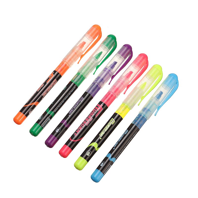 Juego de rotuladores líquidos de tiza líquida, bolígrafos de neón reversibles para pintar, suministros escolares para ventanas y tableros, diferentes colores,