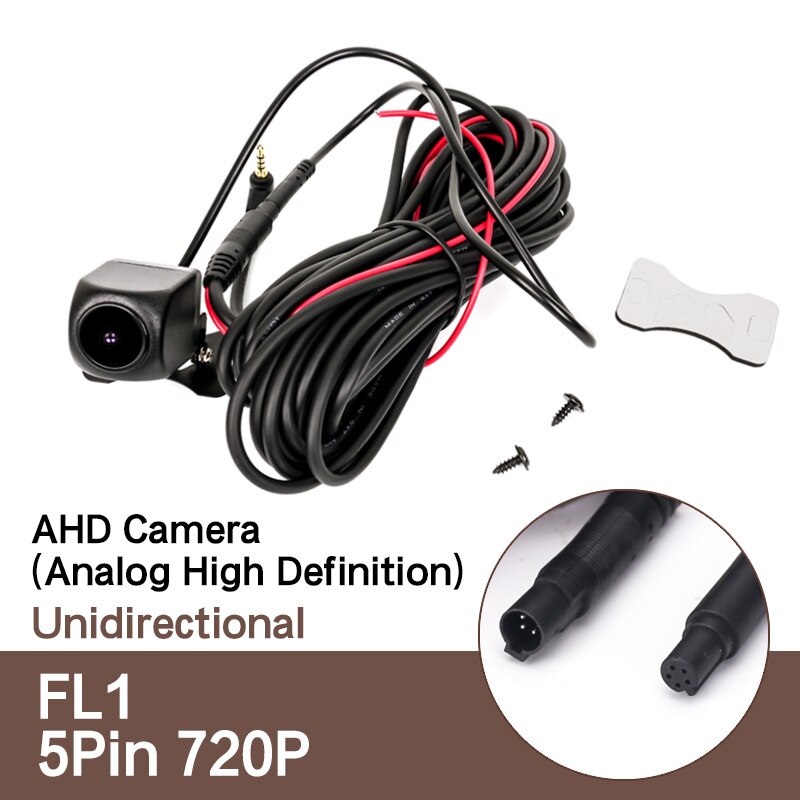 1080P AHD Car Rear View Camera with 4 pin for Car DVR Car Mirror Dashcam Waterproof 2.5mm Jack Rear Camera Parking Camera: FL1-5 720P