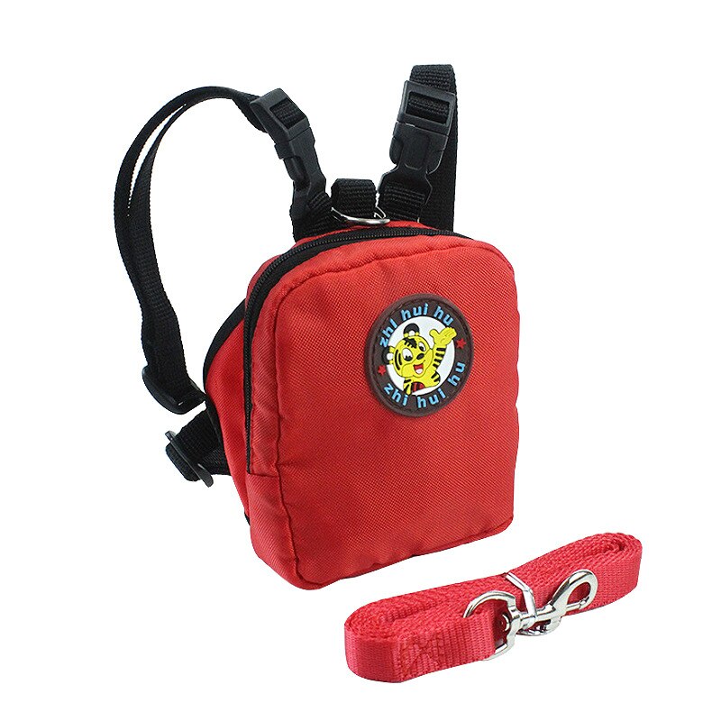 Mochila de para Gato, mochila con arnés para perros pequeños, multifunción, accesorios para cachorros: Red / S 14X12X4CM