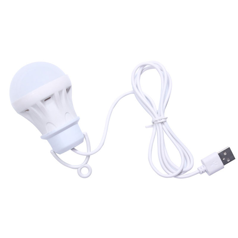 Bærbar campinglampe 3w/5w/7w 5v usb mini magnetisk lampe led natlampe til pc/notebook usb-grænseflade campingtur: 5w