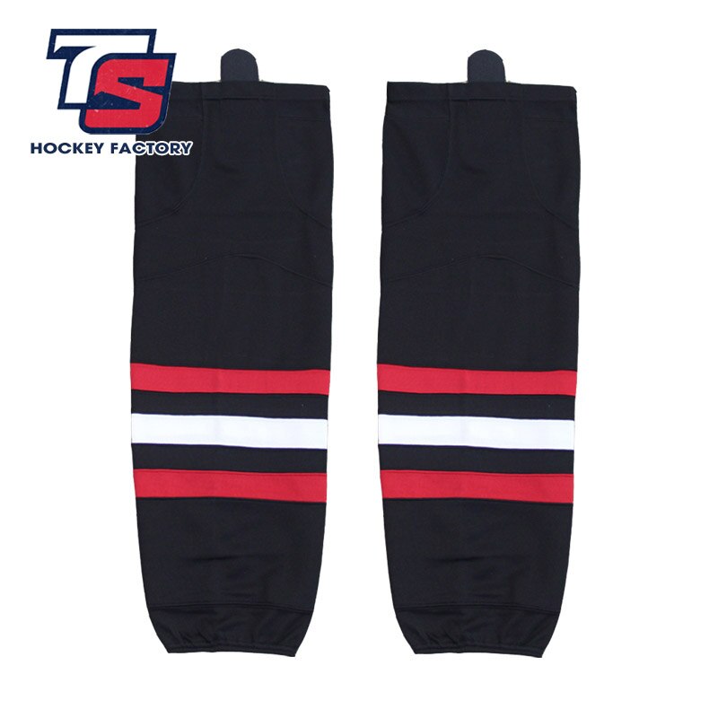 WHS100 Series profession Dry Fit Ice Hockey Practice Socks/gaiter for Men & Boy-Senior & Junior-Adult & Youth: L / Silver