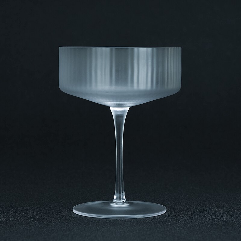 Nordic Gestreepte Cocktail Glas Persoonlijkheid Wijn Champagne Cup Glas 300 Ml