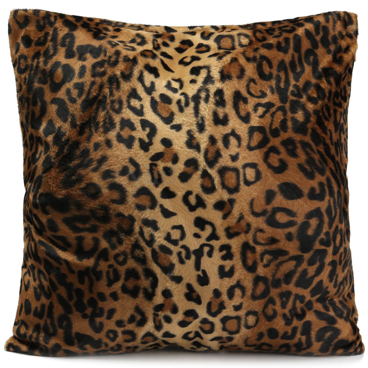 Blød kort fløjl leopard dyremønster kaste pudebetræk sæde bil hjem seng dekorative pudebetræk badeværelse pude: Stil 01