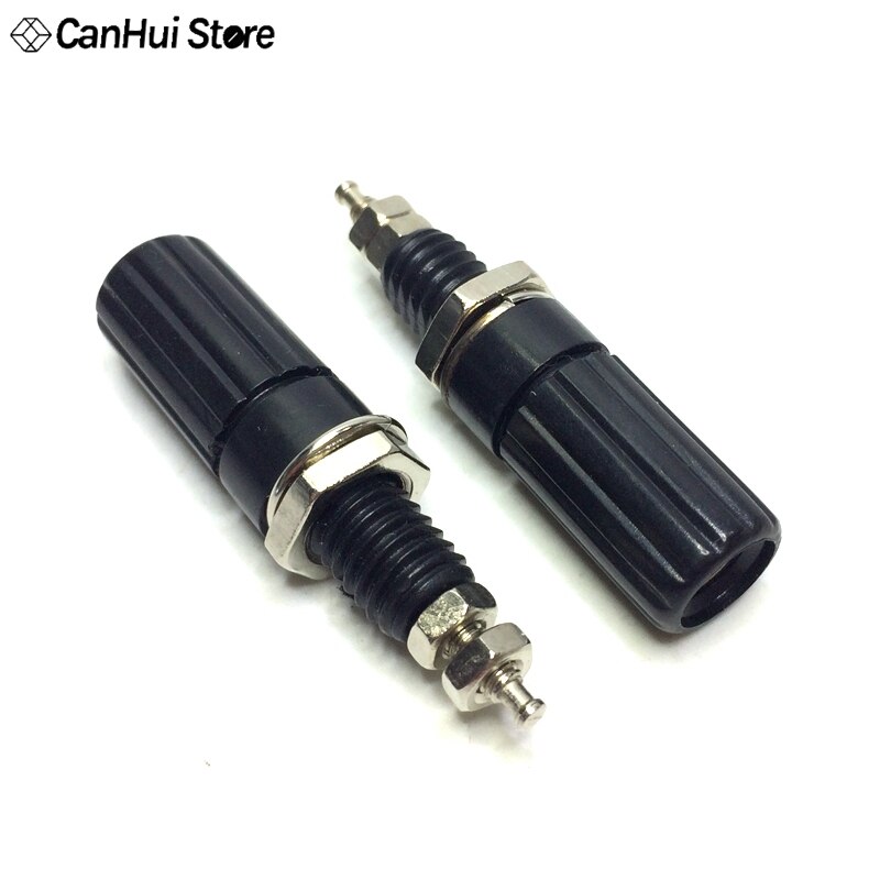 10pcs 4mm long Needle Terminal Test Socket Banana Stand Instrument Wiring Terminal Red Black Yellow Blue Green Connection