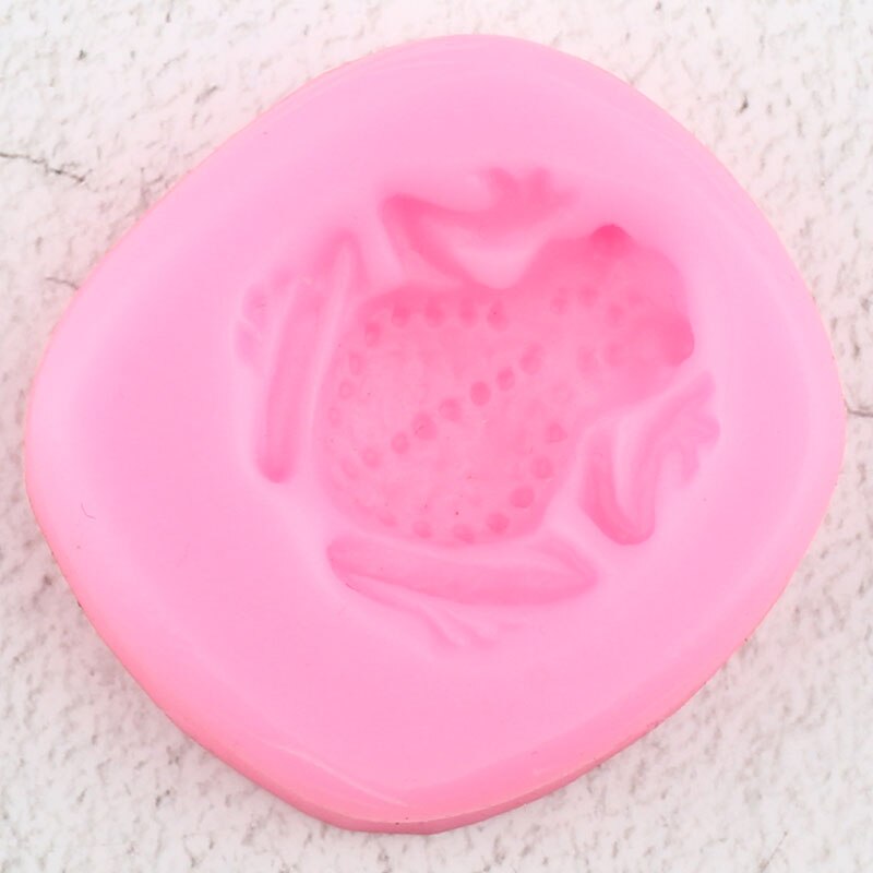 3D Frog Silicone Molds Resin Polymer Clay Soap Mould Fondant Cake Decorating Tools DIY Baking Candy Chocolate Gumpaste Moulds