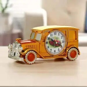 Auto wekker student mannen vrouwen klok kinderen retro auto jongen meisje verjaardag wekker decoratie  e11104: 16