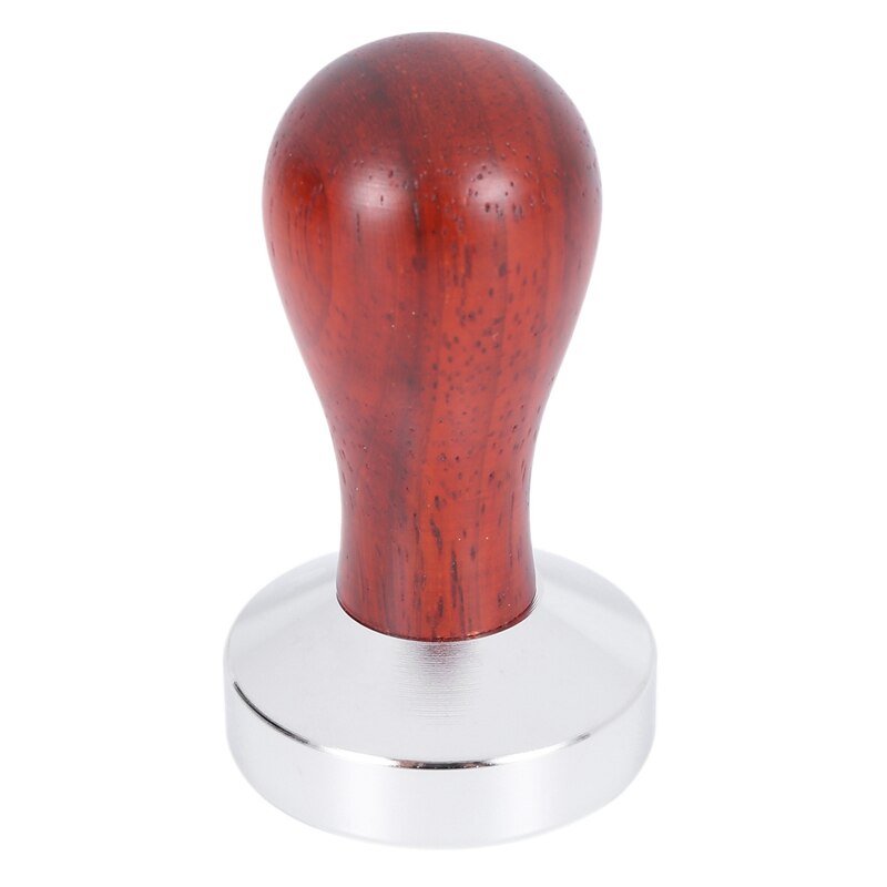 5M Stainless Steel Base Wood Handle Tamper Coffee Powder Hammer Coffee Accessories Coffee Machine Kitchen: Default Title