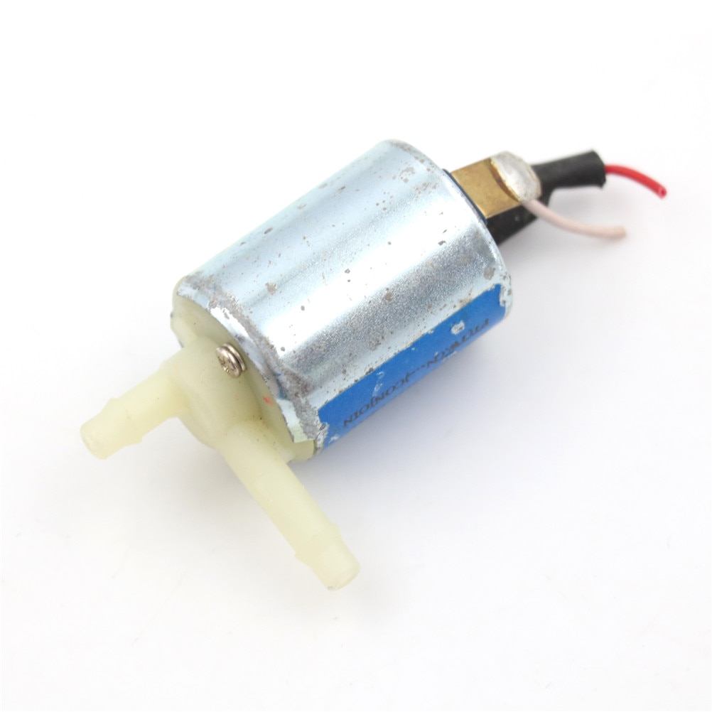 Mini válvula solenoide de agua de Gas eléctrico CC, 12V, tipo normalmente cerrado, solenoide de Control electrónico, válvula de aire desanimada,