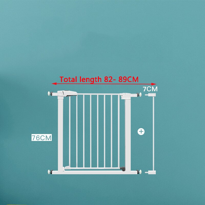 Barrera de seguridad para bebés, vallas portátiles y plegables, protección de separación transpirable, valla aislada para perros y bebés: 82 to 89cm
