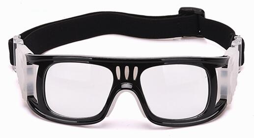 Mænds anti-tåge udendørs sportsbriller basketball, ridning beskytte øjne briller: Sort