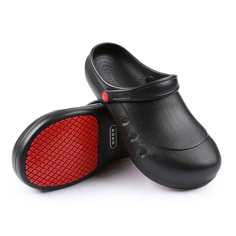 Lizeruee Antislip Keuken Werkschoenen Olie-Proof Water-Proof Voor De Chef Master Cook hotel Restaurant Slippers Schoenen