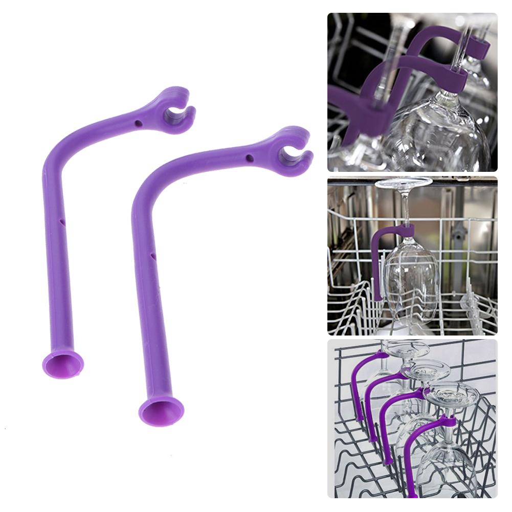 4 Stuks/set Van Wijn Glas Rack Flexibele Siliconen Beker Houder Vaatwasser Beugel Bar Keuken Gereedschaphouder Glaswerk Saver