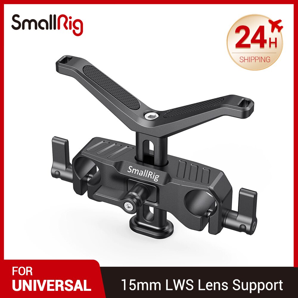 Smallrig 15Mm Lws Universele Lens Ondersteuning Dslr Camera Rig Verstelbare Lens Adapter 2680