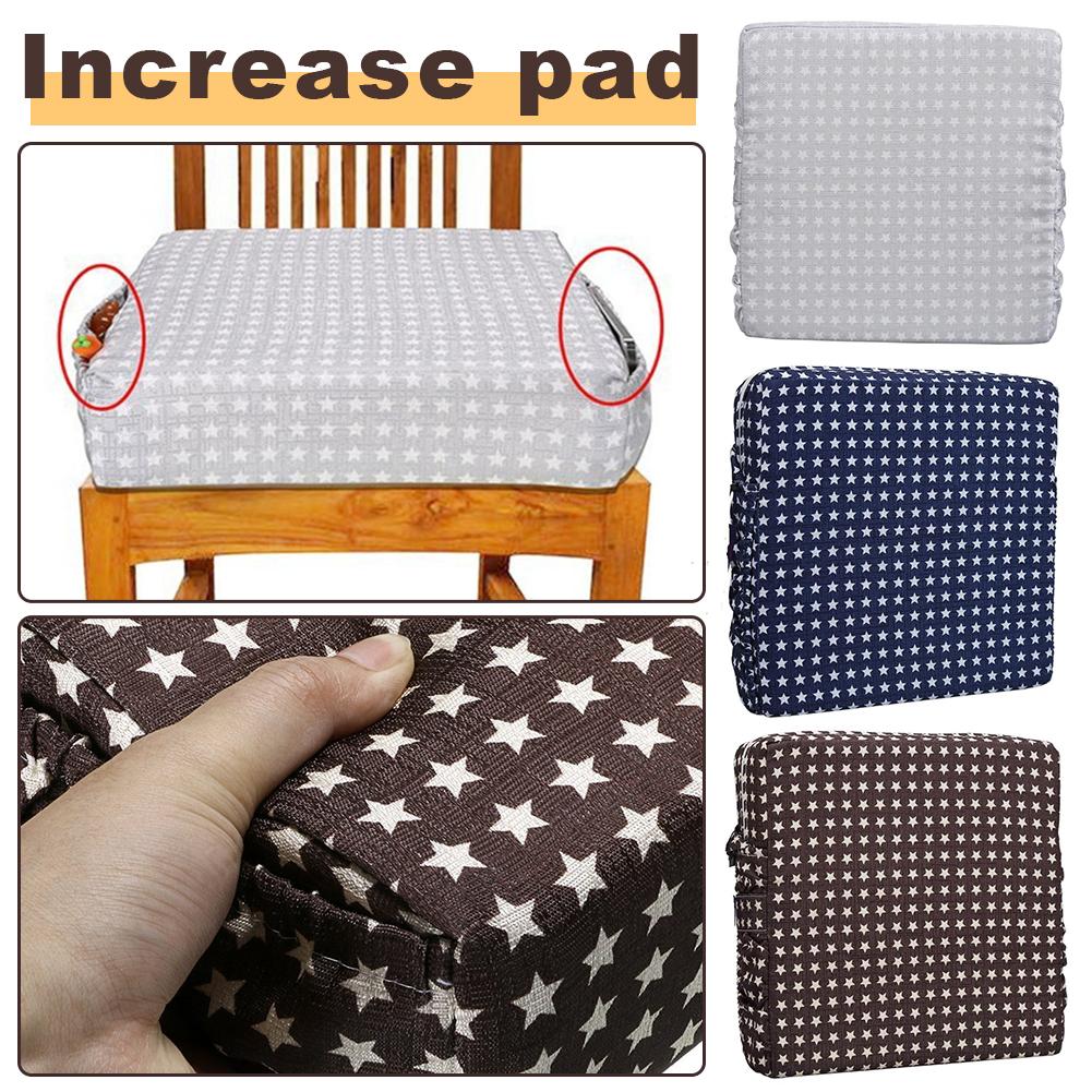 Cojín elevador para silla de Bebé y Niño, almohadilla para asiento de aumento de altura, ajustable, desmontable, de esponja y cuero