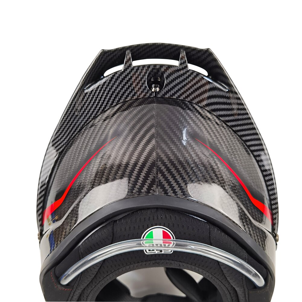 Helmet Accessories Carbon fiber appearance Spoiler for Pista GP R/GP RR Full Face Motorcycle Helmet