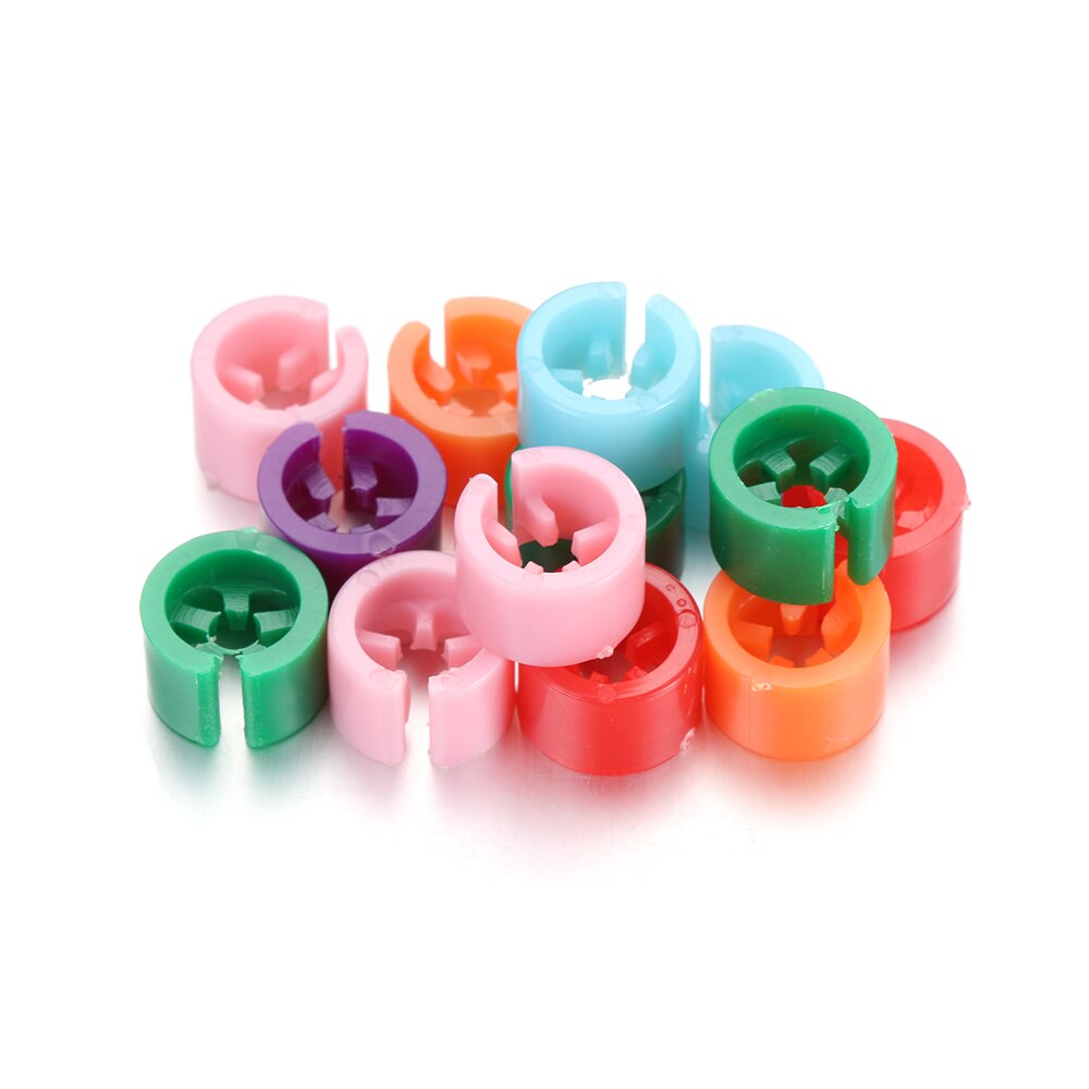 100PCS/pack DIY Clothing Size Dividers Round Hangers Closet Dividers for Clothes Stores or Home White Blank Dividers