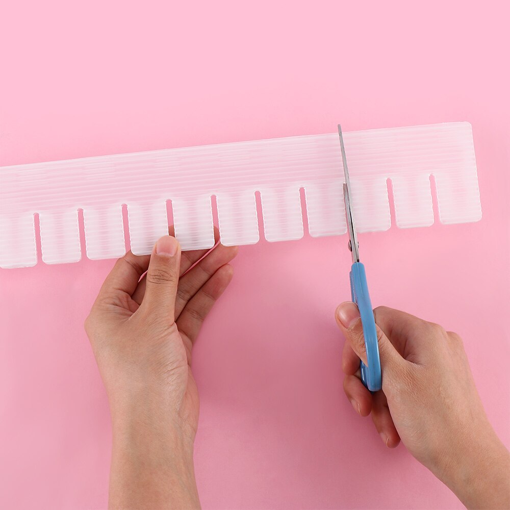 2pc plastikowe diy kratka robić szuflady separator separator potrzeby domowe robić skarpetki bielizna Clapboard przegroda organizer narzędzia