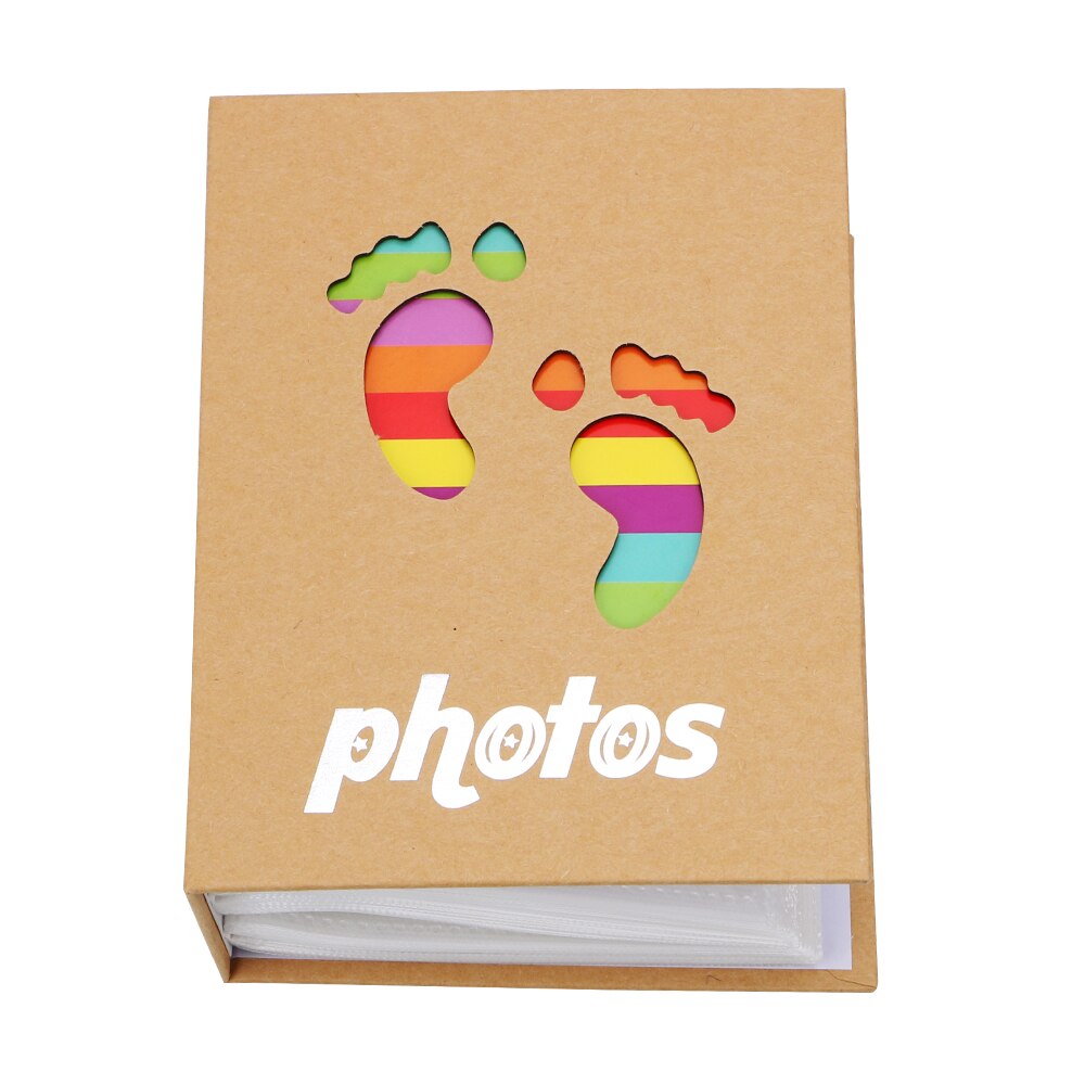 Mini álbum de fotos de 6 pulgadas con 100 bolsillos, ahorro de imagen, almacenamiento de fotos instantáneas, para álbum de fotos