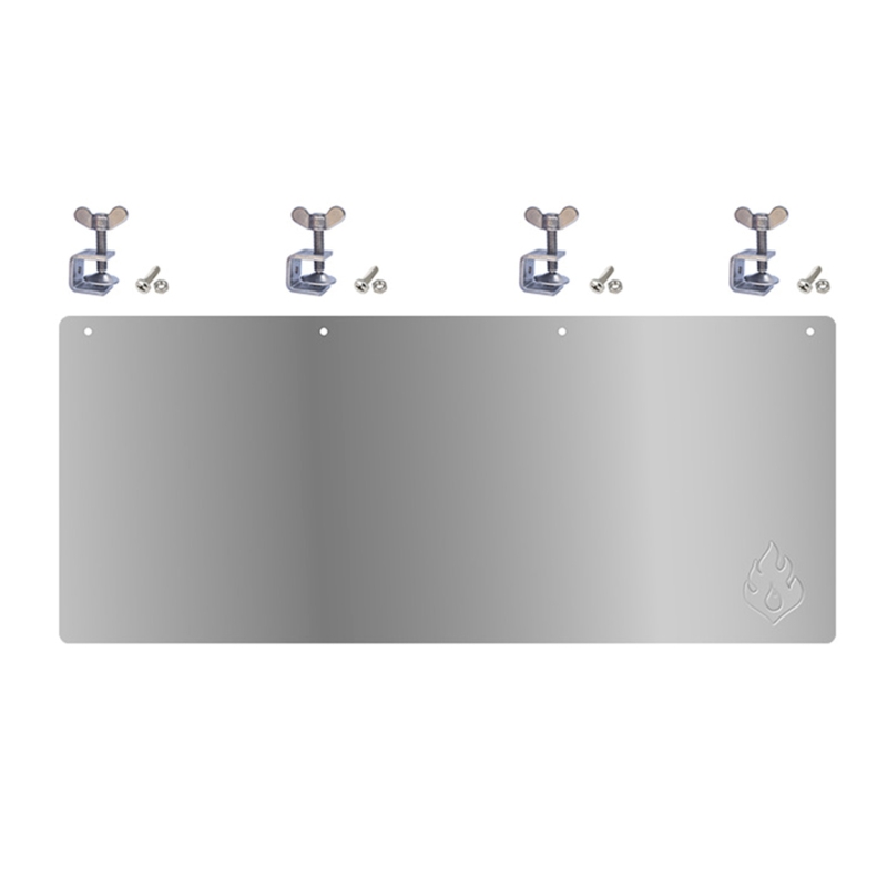 Heater Reflector Shield Heat Focusing Reflector for Round Natural Gas Propane Outdoor Patio Heaters Reflector Plate: A whole piece