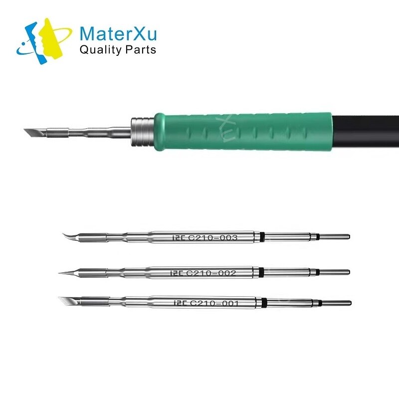 MasterXu-mango de soldadura i2C PDK C115 C210 C245, Kit de soporte para JBC SUGON OSS GVM T36 T28, piezas de repuesto para Estación de soldadura