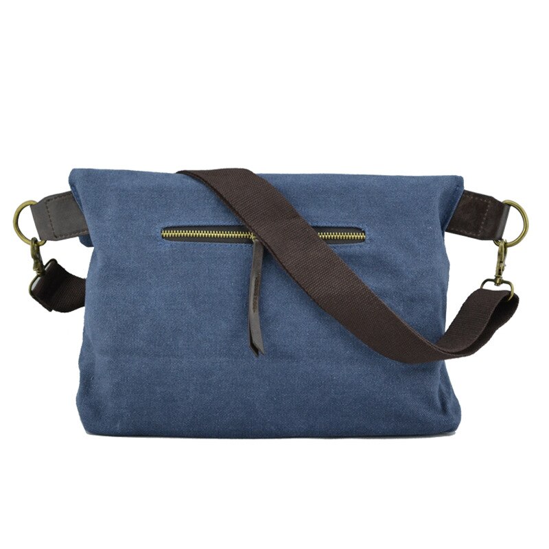 Brand Canvas Men Messenger Bag Casual man Shoulder Bags ruched single Crossbody bags male Vintage student phone bag